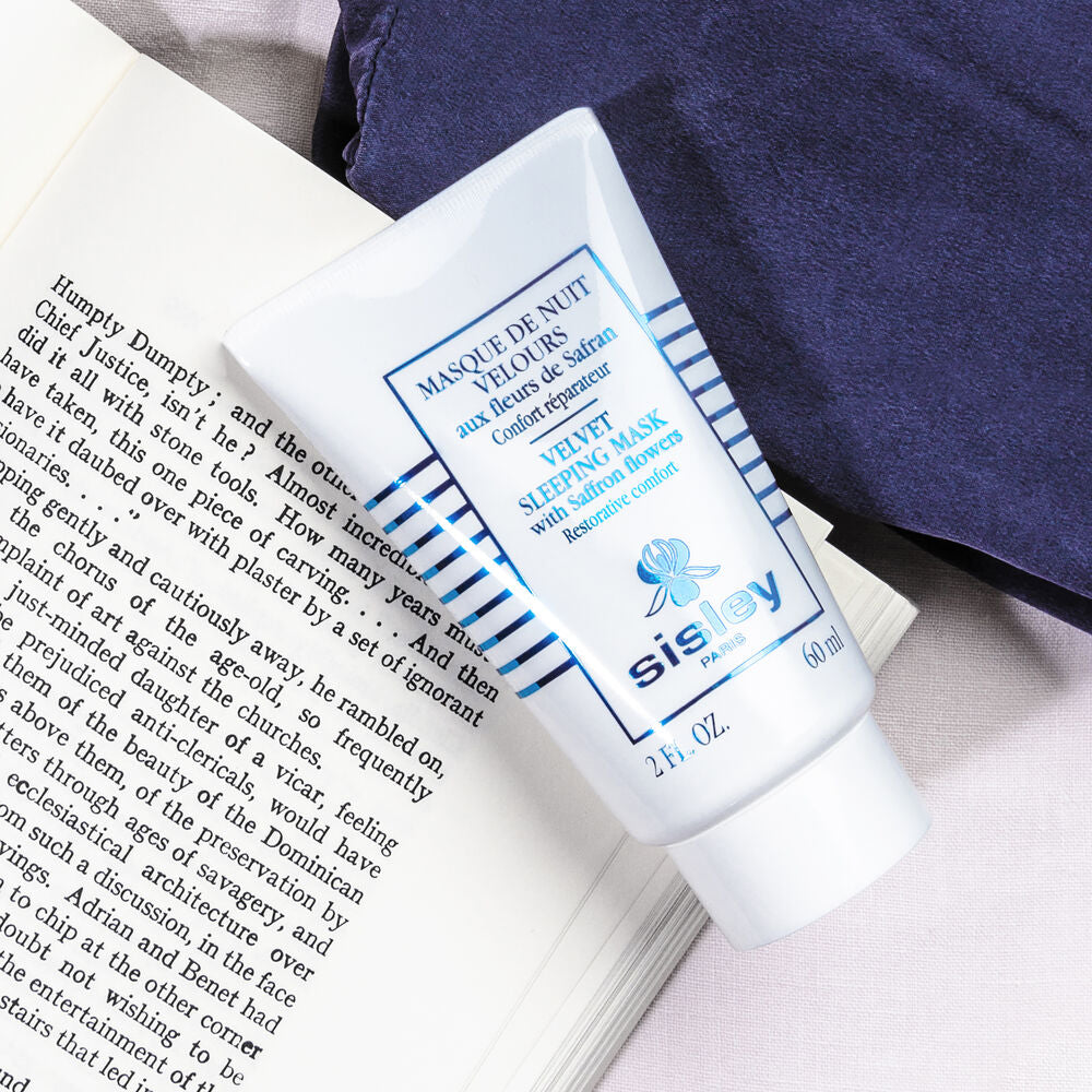 Masque de Nuit Velours aux Fleurs de Safran