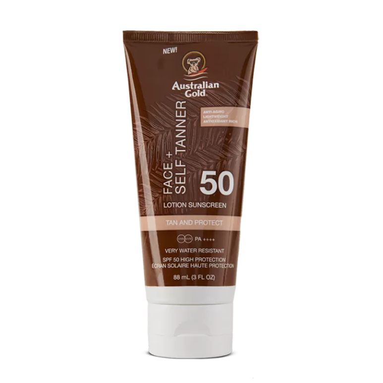 GOLD FACE+SELF TANNER SPF50