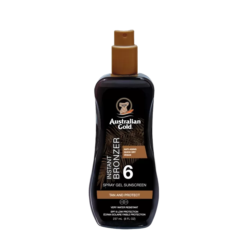 SPRAY GEL W/BRONZER SPF 6