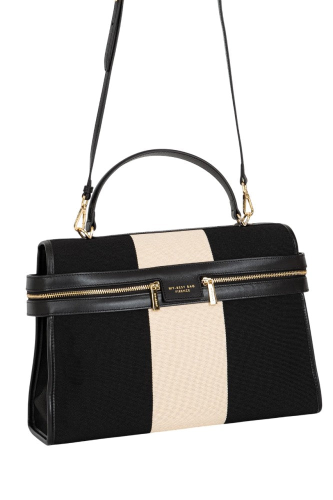 MY BEST BAG BAZAAR STRIPE| M