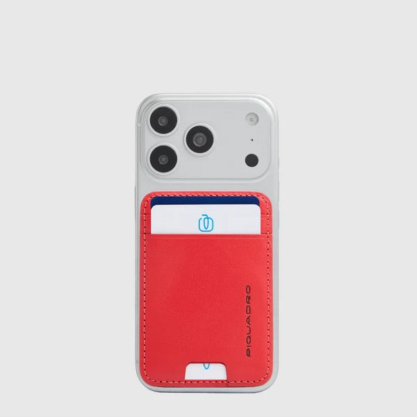 PORTACARTE DI CREDITO IN PELLE MAGSAFE