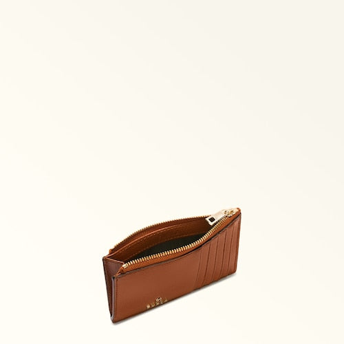 PORTA CARTE CON ZIP CAMELIA | M