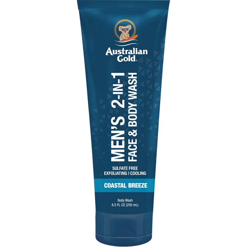 MEN'S 2in1 FACE & BODY WASH | COASTAL BREEZE