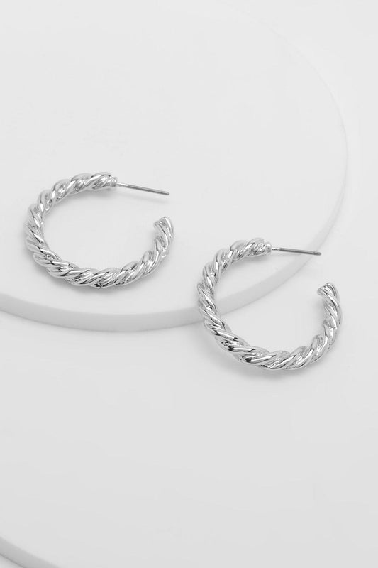 ORECCHINI CERCHIO TWIST